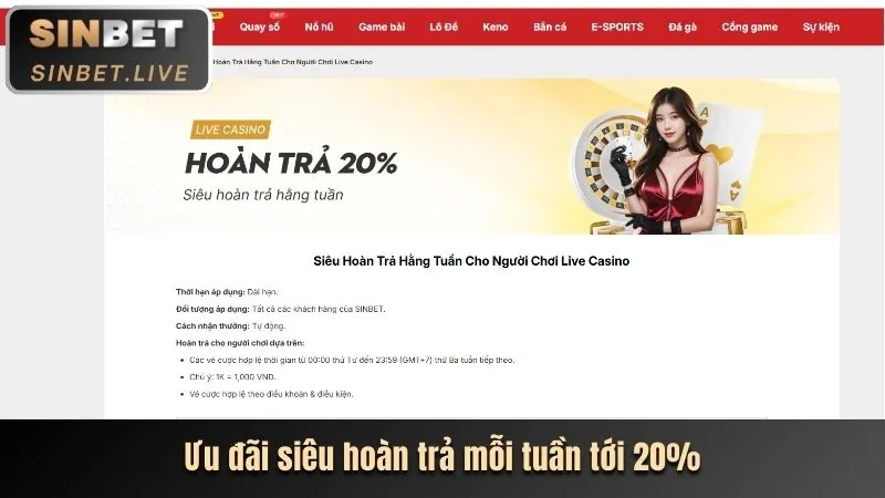 Hoàn trả hàng ngày SV66